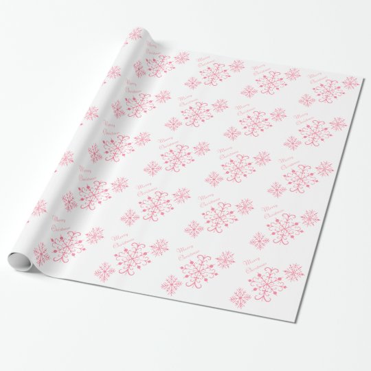 pink christmas wrapping paper