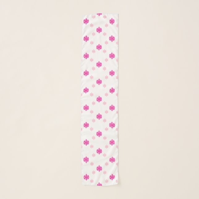 Pink Snowflakes Scarf (Front)