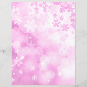 Girly Pink Scrapbook Paper