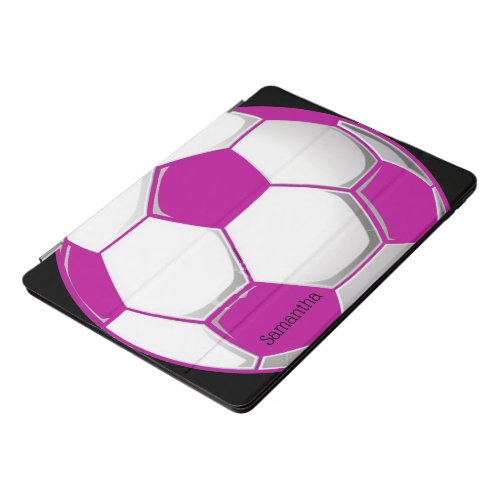 Pink Soccer Ball Design iPad Pro Case