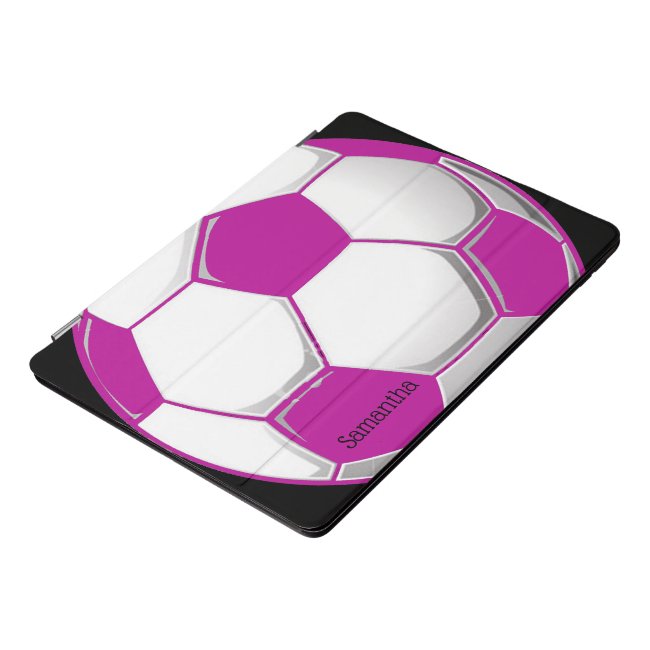 Pink Soccer Ball Design iPad Pro Case