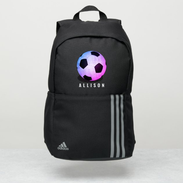 gray and pink adidas backpack