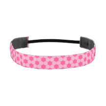 Pink Soccer headband