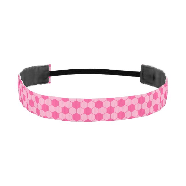 Pink Soccer headband (Front)