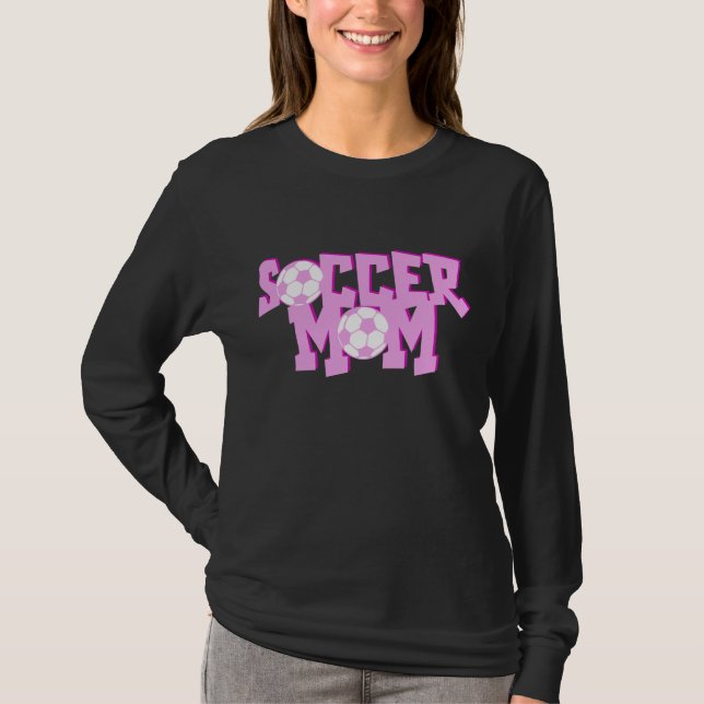 Pink Soccer Mom T-Shirt (Front)