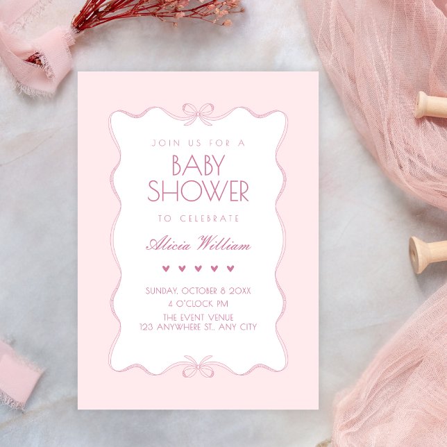 Pink soft Invitation (Creator Uploaded)