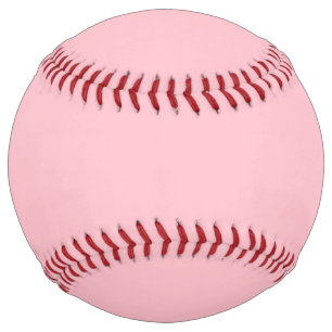 Pink Solid Color Softball