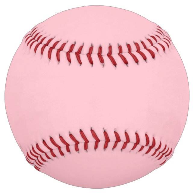 Pink Solid Color Softball (Front)