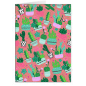 Pink Southwestern Cactus Pattern Thank You (Front)