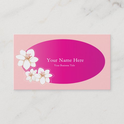Pink Spa Business Card Templates