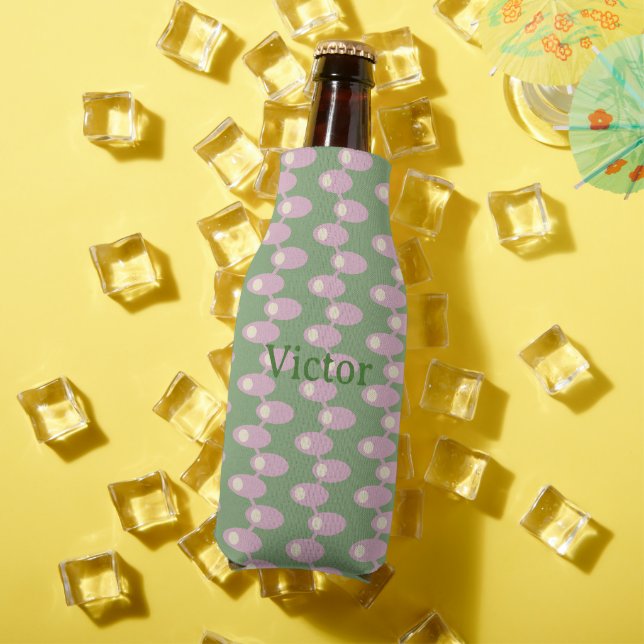 Pink Spaceships  Bottle Cooler (In Situ Summer)