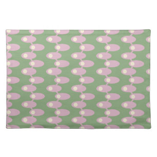 Pink Spaceships Cloth Placemat