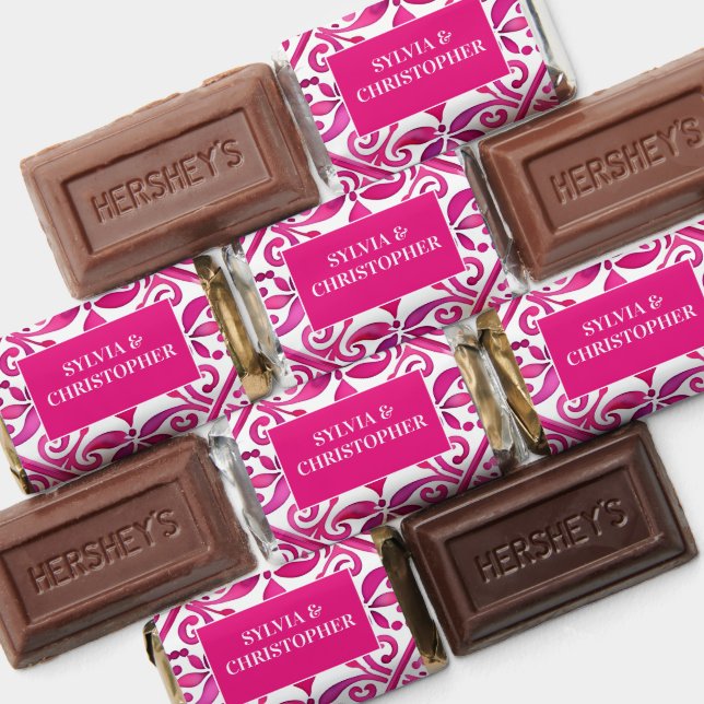 Pink Spanish talavera wedding shower edible favors (Assorted)