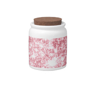 Pink Sparkle Candy Jar