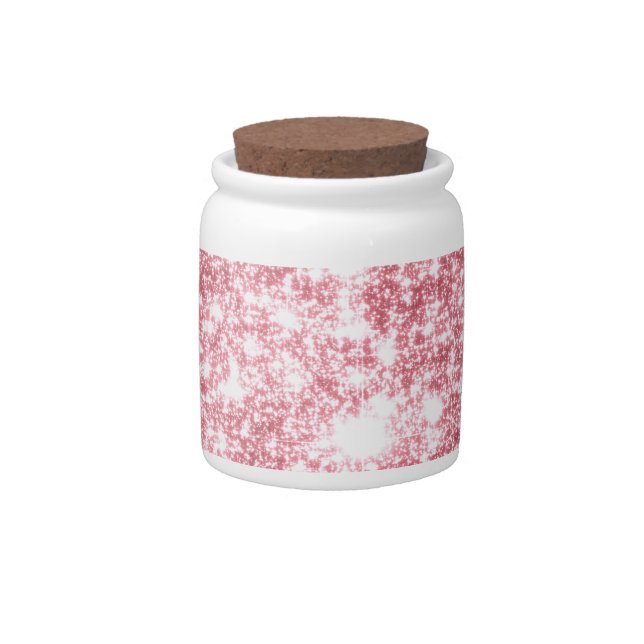 Pink Sparkle Candy Jar (Front)