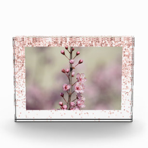 Pink Sparkle Glitter Personalized Photo