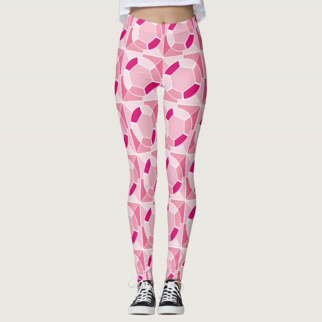 Pink Sparkle Leggings (Front)