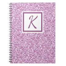Pink Sparkle Monogrammed