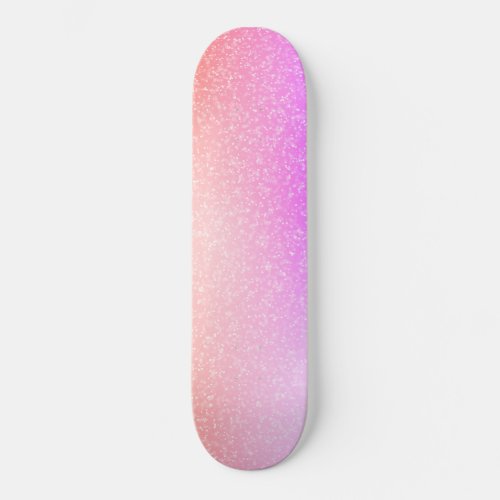 Pink Sparkle skateboard