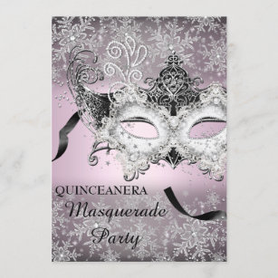 Masquerade Ball Quinceanera Invitations Zazzle Masquerade Ball Quinceanera Invitations Zazzle