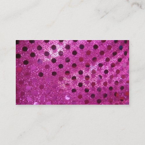 Pink Sparkles Business Card