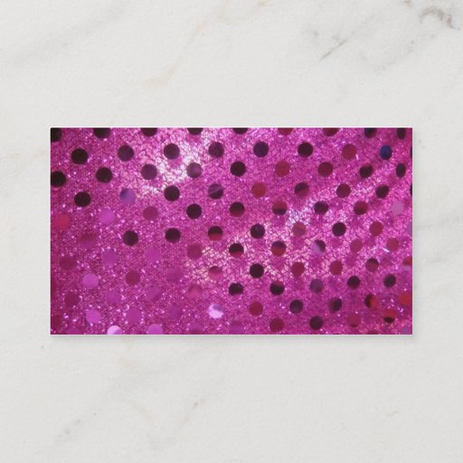 Customizable Pink Sparkles Business Card