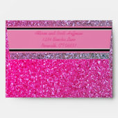 Pink Sparkles Envelope (Back (Top Flap))