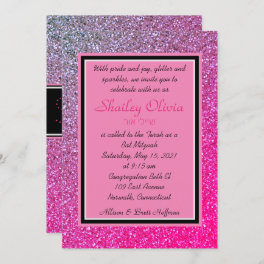 Pink Sparkles Invitation