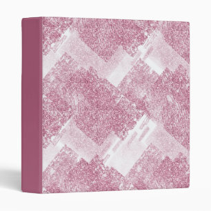 Pink sparkles on white.  3 ring binder