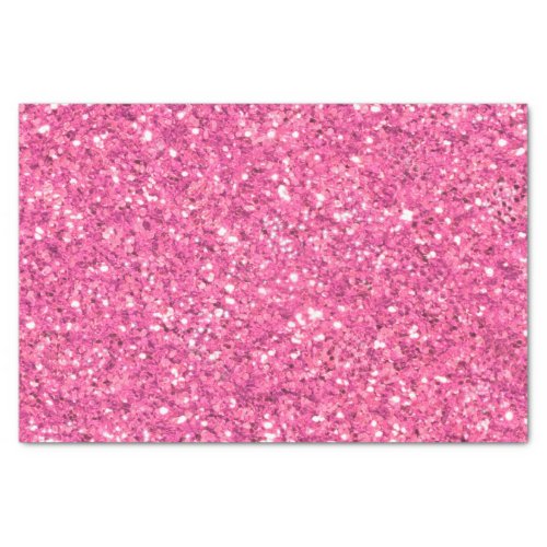 Pink sparkling glitter pattern          tissue paper