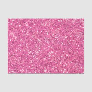 Pink sparkling glitter pattern tissue paper