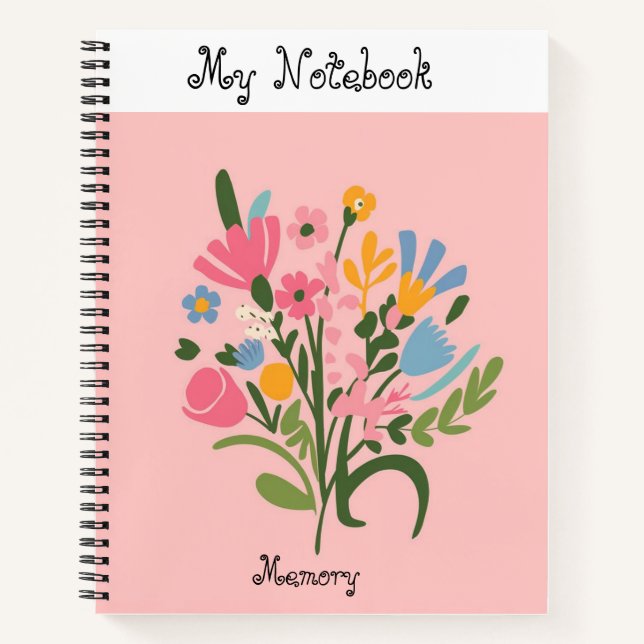 Pink Spiral Notebook (Front)