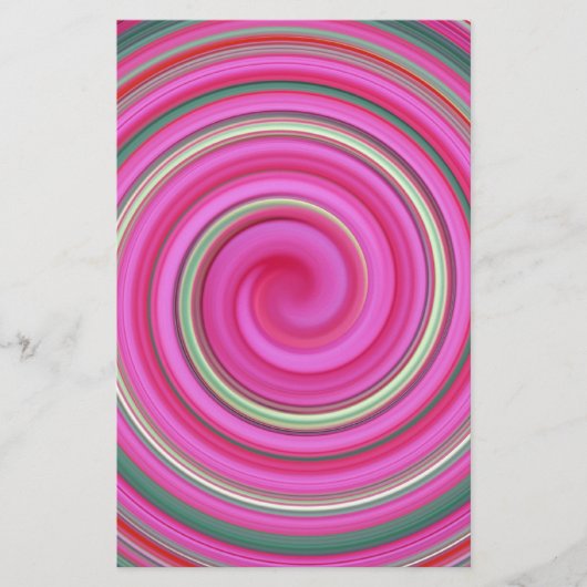 Pink spiral pattern (Front)