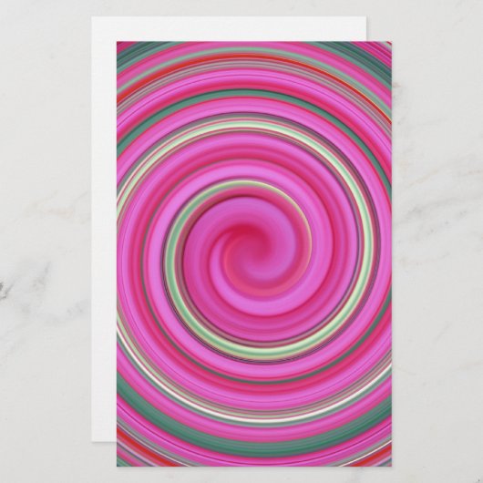 Pink spiral pattern (Front/Back)