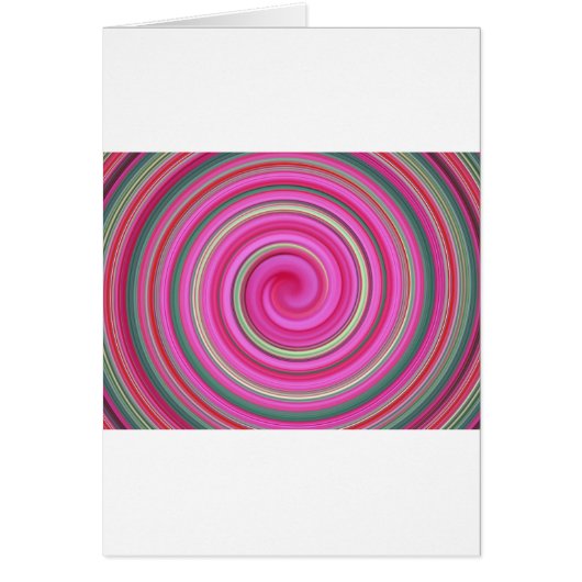 Pink spiral pattern cards (Front)