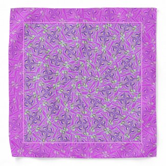 Pink Spiral Tulip Bandana