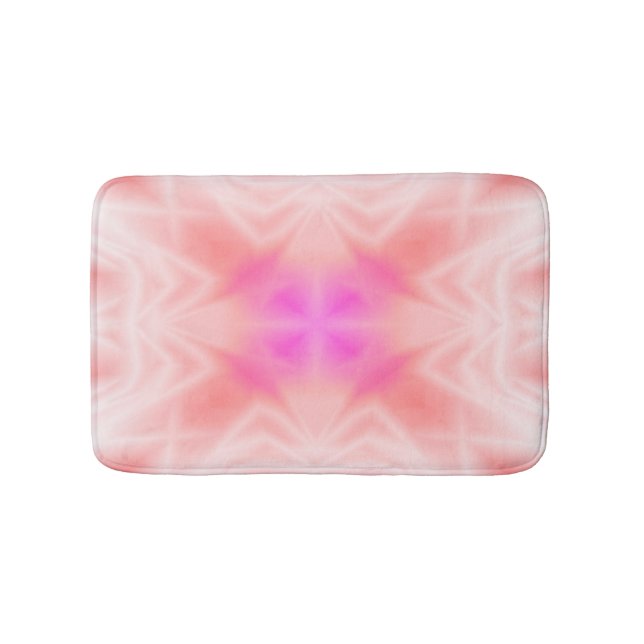 Pink Splash Bathroom Mat (Front)