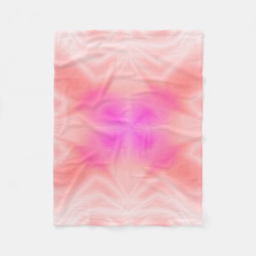 Pink Splash Fleece Blanket