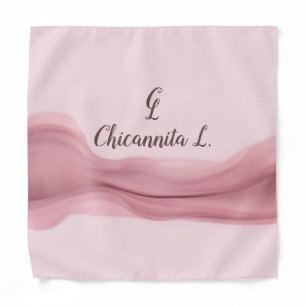 Pink splash glamour colourful pastel smoke bandana