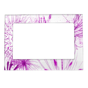 Pink Splash Magnetic Photo Frame