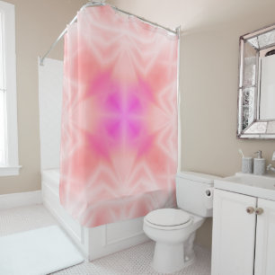 Pink Splash Shower Curtain
