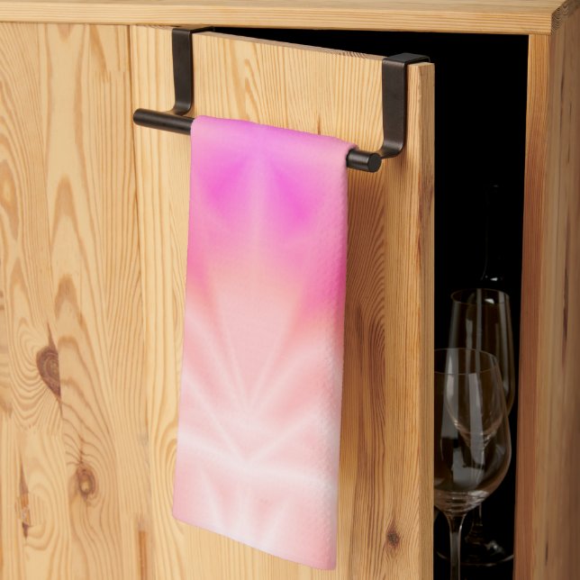Pink Splash Towel (Thirds Fold)