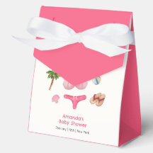 Pink Splish Splash Beach Bum Girl Baby Shower