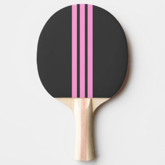 Pink Sport Stripe Ping Pong Paddle