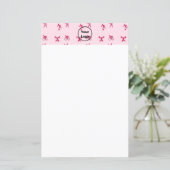 Pink sports business pattern (Standing Front)