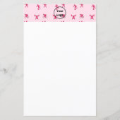Pink sports business pattern (Front)