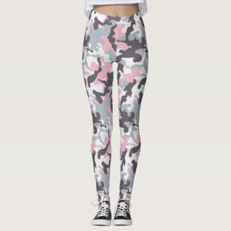 Pink Sporty Camo - Legging