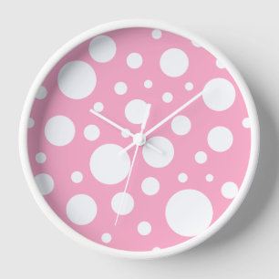 Pink Spots Clock