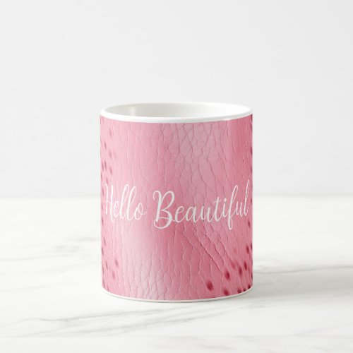 Pink Spotted Animal Print Coffee Mug