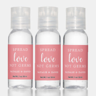 Pink Spread Love Not Germs Hand Sanitizer